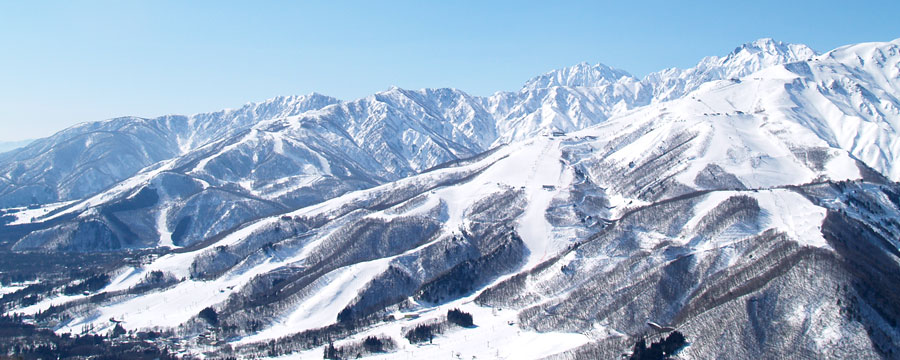 白馬八方尾根スキー場全景