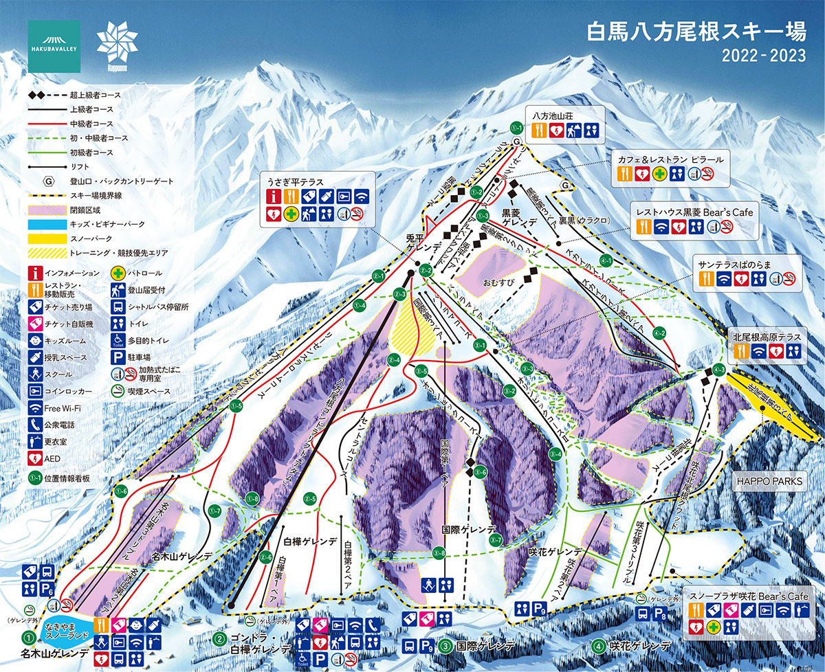 白馬 八方尾根スキー場 リフト券ペア