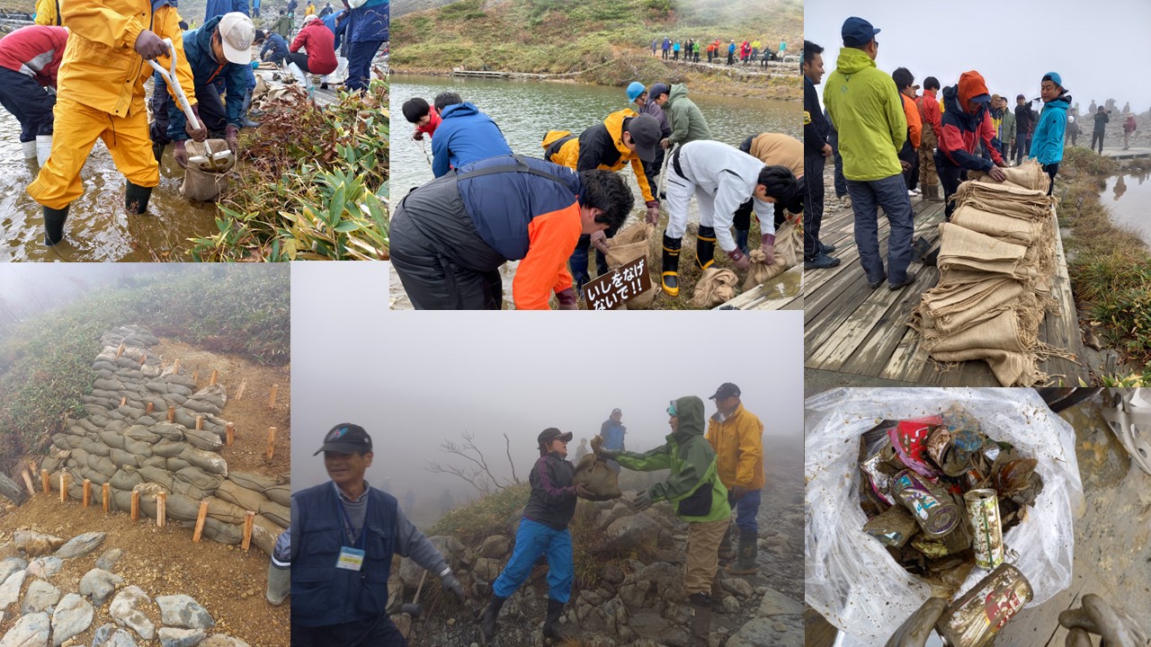 八方池の浚渫作業に参加しました | 白馬八方尾根スキー場